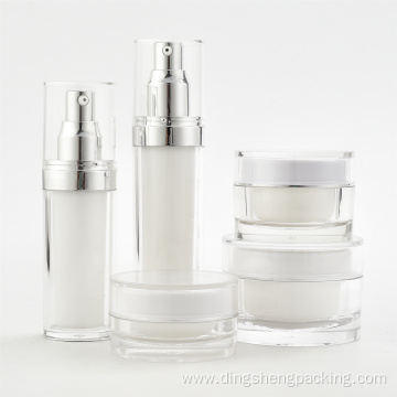 private packaging cosmetic lotion packaging diaphanous cream bottle